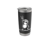 Old School Music Rock On Fiesta Perezoso Vaso térmico de acero inoxidable de doble pared