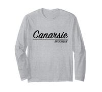 Old School New York Retro Canarsie Brooklyn Barrio Manga Larga
