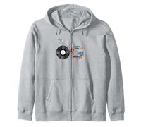 Old School OG Hip Hop Head Vinilo, CD, Cintas 80s 90s WT Sudadera con Capucha