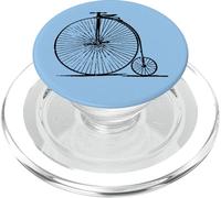 Old School Penny Farthing High Wheel Bike Bicycle Vintage PopSockets PopGrip para MagSafe