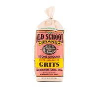 Old School - Sémola de maíz blanco molida en piedra, sin OMG (bolsa de 30 onzas)