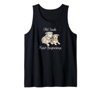 Old Souls New Beginnings Senior Rescue Dog Lover Camiseta sin Mangas