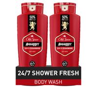 Old Spice Body Wash for Men 24/7 Shower Fresh with Lasting Scent Red Collection Swagger with Cedarwood Scent 24 fl oz (Pack of 2)