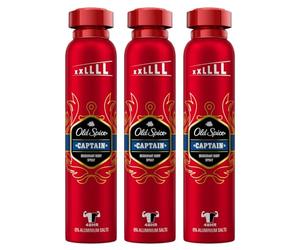 Old Spice Captain Deo - Desodorante para hombre (250 ml, 48 h, aroma fresco y duradero)