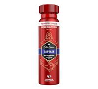 Old Spice Captain - Desodorante corporal en spray para hombre, 150 ml, frescura 48 h, 0% sales de aluminio, paquete de 6