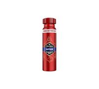 Old Spice Captain Desodorante en spray corporal para hombres (150 ml), 48 h frescura, 0% sales de aluminio, sin residuos blancos ni manchas amarillas