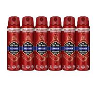 Old Spice Captain Desodorante Spray para Hombre Sin Aluminio, 6x150ml | Frescura Durante 24 Horas, Fragancia Duradera, Protección contra el Mal Olor, Invisible en Ropa Blanca y Negra