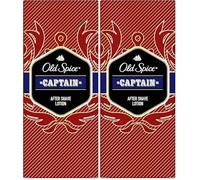 Old Spice Captain Loción Aftershave, 100 ml (Paquete de 2)