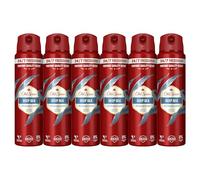 Old Spice Deep Sea Desodorante Spray para Hombre Sin Aluminio, 6x150ml