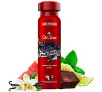 Old Spice Desodorante Night Panther para hombre (150 ml), 48 h de frescura, 0% sales de aluminio, sin residuos blancos ni manchas amarillas