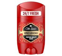 Old Spice Epic Legend - Desodorante en barra para hombre, 50 ml, 24/7 Frischhh para uso diario, fragancia de larga duración en calidad de perfume, protección contra olores, sin sales de aluminio