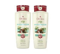 Old Spice Fresher Collection - Lavado corporal para hombre, fiji, 473 ml (2 unidades)
