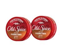 Old Spice, Hair Styling Fiber Wax for Men Flexible HoldLow Shine 2.22 Each Twin Pack NEW Formula, 4.44 Fl Oz
