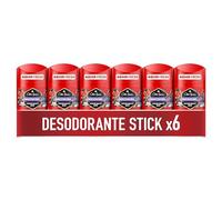 Old Spice Night Panther Desodorante En Barra Para Hombre, 48 Horas Fresco, 0% Sales De Aluminio, 50 ml x 6