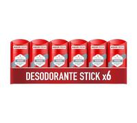 Old Spice Original Desodorante en Barra para Hombre Sin Aluminio, 6x50ml
