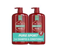 Old Spice Pure Sport 2in1 Shampoo and Conditioner for Men, Twin Pack, Lemon, 58.4 Fl Oz