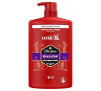 Old Spice Rockstar Gel de ducha 3 en 1 para cabello, cara y cuerpo, 1000 ml, frescor duradero, fragancia de calidad de perfume, limpieza profunda