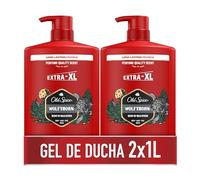 Old Spice Wolfthorn Gel De Ducha Y Champú Para Hombres 2x1000ml, Gel Para Cara, Cuerpo Y Pelo 3 En 1 Multiusos, Frescura Duradera, Fragancia Excepcional, Limpieza Profunda