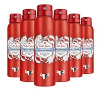 Old Spice Wolfthorn Spray corporal para hombre, 150 ml, 6 paquetes