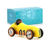 Vilac - Old Sport Compet' Amarillo - Imitación - Trafic - 1 Coche de Madera Viejo Deporte compet' Amarillo - Juegos de Despertar para niños de Madera - Juguete para niños a Partir de 2 años - 2290Y