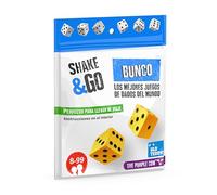Old Teddys/The Purple Cow 6154 - Shake & Go - Bunco, Juego de Dados de Viaje. Más 8 años