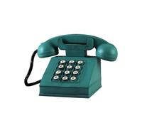Old Telephone Telephone Piggy Bank Adornment Household Saving Pot Decor Green 24x16cm Resin Home Decoration 1Pack