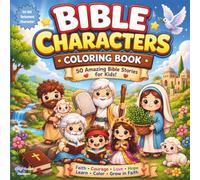 Old Testament Bible Characters Coloring Book for Kids: 50 Bible Stories, 50 Coloring Pages, and 50 Bible Verses for Christian Children Ages 2-8: Learn ... Fun (Little Spark Learners Books)