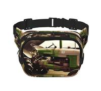 Old Tractor Photo Farm - Riñonera pequeña a la moda cruzada ligera para mujeres y hombres, correr, entrenamiento, senderismo, viajes