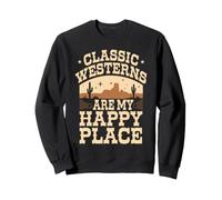 Old Western Film Fan Classic Cowboy Culture y Wild West Sudadera