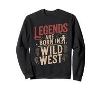 Old Western Film Fan Classic Cowboy Culture y Wild West Sudadera