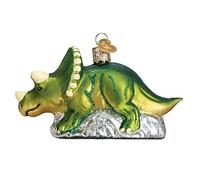 Old World Christmas 12498 - Adorno de Cristal con diseño de Triceratops