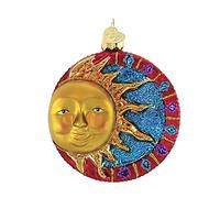 Old World Christmas Adorno soplado de Cristal Solar para árbol de Navidad