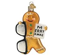 Old World Christmas Adorno soplado de Vidrio para árbol de Navidad