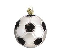 Old World Christmas Bola de fútbol de Cristal soplado Adornos para árbol de Navidad