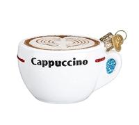 Old World Christmas Coffee and Tea Gifts Glass Blown Ornaments for Christmas Tree Cappuccino, Vidrio, 3