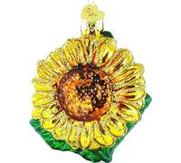 Old World Christmas Girasoles Jardín Regalos de Vidrio Soplado Adornos para Árbol de Navidad