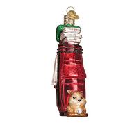 Old World Christmas Golf Bag Adornos navideños del Viejo Mundo, Rojo