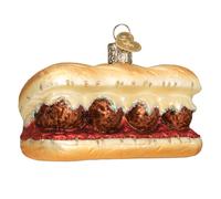 Old World Christmas Meatball Sandwich Ornament, Multi