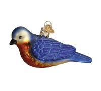 Old World Christmas Ornaments: Bird Watcher Collection Glass Blown Ornaments for Christmas Tree Wester Bluebird
