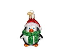 Old World Christmas Playful Penguin Collection Glass Soplado Adornos para árbol de Navidad