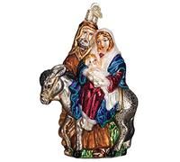 Old World Christmas Spiritual Gifts Glass Blown Ornaments for Christmas Tree Flight to Egypt