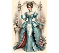 Old World Vintage Notebook for Women: Lined Journal with Antique Aesthetic and Classic Style 6x9" 120 lined pages: Perfect for writing poetry, journaling, or keeping your personal reflections in style