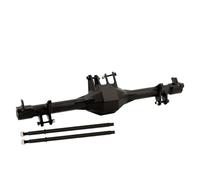 OLDDO Carcasa de Eje Recto Trasero con Eje Trasero Apto for LOSI Hammer Rey U4 4WD 1/10 RC Truck Actualización de Coche Accesorios de Piezas(Black)