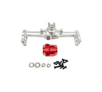 OLDDO Carcasa del Eje Trasero Delantero 1/18 Compatible con Piezas de Mejora HOBBYPLUS CR18P Rock Van RC(Silver Rear Silver)