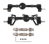 OLDDO Eje de Portal Trasero Delantero con Eje de transmisión de Metal, Compatible con WPL C14 C24 C24-1 C34 C44 B14 B24 1/16 RC, Piezas de Mejora de Coche, 2 uds.