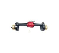 OLDDO Eje del Portal Trasero 1 18 Apto for HOBBYPLUS 4WD CR18P Crawlers Piezas de Mejora for Evitar vuelcos 1 18 Negro(Black)