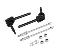 OLDDO Eje Recto Delantero y Trasero Mejorado for 1/24 RC Axial SCX24 C10 90081 AXI00002 AX24 Apto for Ford Bronco AXI00005 Parte