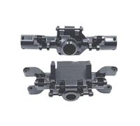 OLDDO Proceso de actualización de la Carcasa del Eje Delantero y Trasero Compatible con HuangBo 1/10 ZP1001 ZP1002 ZP1003 ZP1004 RC Piezas de Coche(Black)