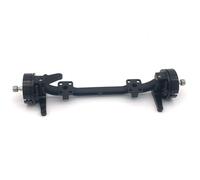 OLDDO Simulación de camión RC sin Eje Delantero eléctrico con Freno 1/14 Apto for Tamiya for Scania 770S R620 for Volvo for Benz for Arocs for Man TGX for Coche Lesu(Black with Brake)