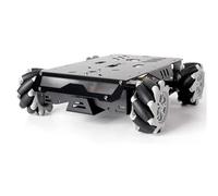 OLDDO Tanque RC de Carga de 25Kg, Coche Robot de Rueda Mecanum V3 for Arduinoo con Motor codificador de 12V, vástago de Proyecto DIY(Red)